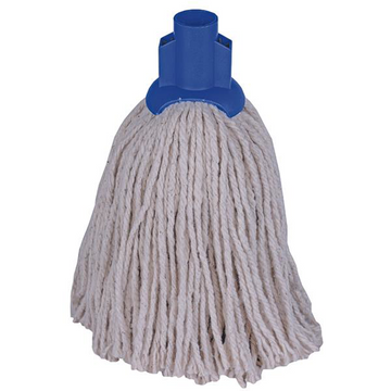 Exel Mop Heads 200g Blue – Pack of 10 | Colour Coded Commercial Floor Mops