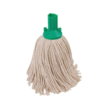 Exel Mop Heads 200g Green – Pack of 10 | Colour Coded Commercial Floor Mops