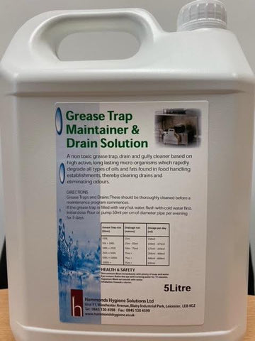 Grease Trap & Drain Maintainer 5L – Case of 4 | Professional Drain Maintenance Solution