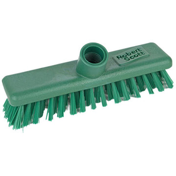 Green Deck Scrub Brush Head 23cm | Heavy Duty Floor & Deck Cleaning Brush