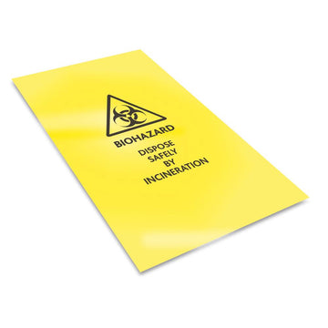 Biohazard Waste Bags 42 x 66cm – Roll of 50 | Clinical Waste Disposal Bags