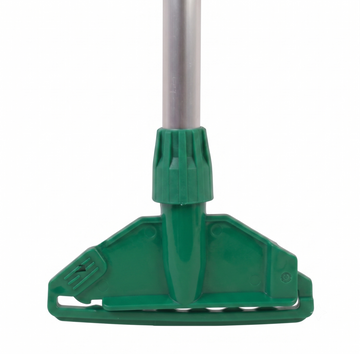 Green Kentucky Mop Handle with Fitting | Colour Coded Commercial Floor Cleaning Mop Handle