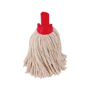 Exel Mop Heads 200g Red – Pack of 10 | Colour Coded Commercial Floor Mops