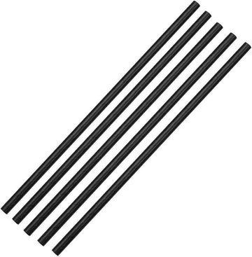 Fiesta Black Paper Straws – Pack of 250 | Disposable Drinking Straws for Bars & Catering