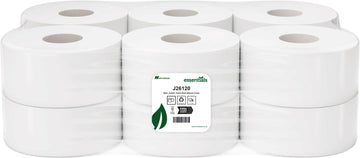Northwood Mini Jumbo Toilet Rolls 2 Ply 60mm Core – Pack of 12 | Commercial Toilet Tissue