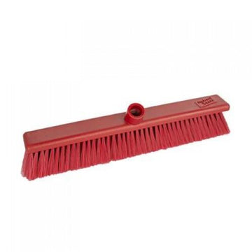 Soft Hygiene Brush Head Red | Colour Coded Commercial Cleaning Brush