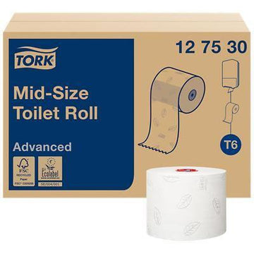 Tork T6 Advanced Toilet Roll 2 Ply | Commercial Toilet Tissue for T6 Dispensers