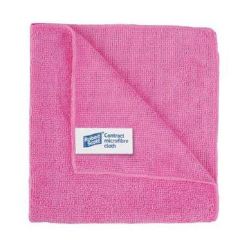 Red Microfibre Cleaning Cloths – Pack of 10 | Reusable Multi-Purpose Cleaning Cloths