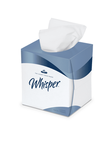 White Cube Facial Tissues 2 Ply 70 Sheet – Pack of 24 | Boxed Tissues – FC2W24